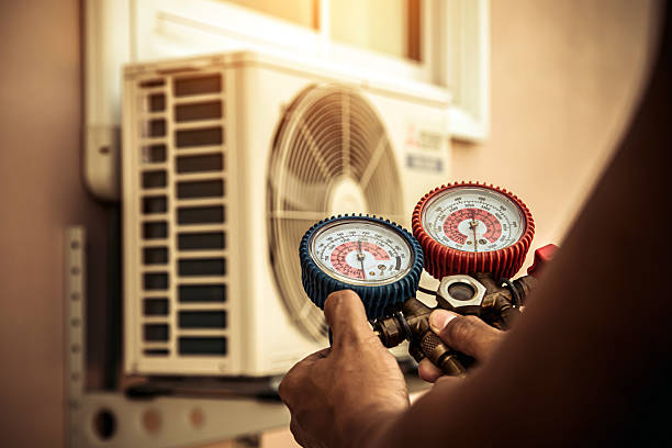 Professional Heat Pump Repair technician working in Mount Arlington, NJ